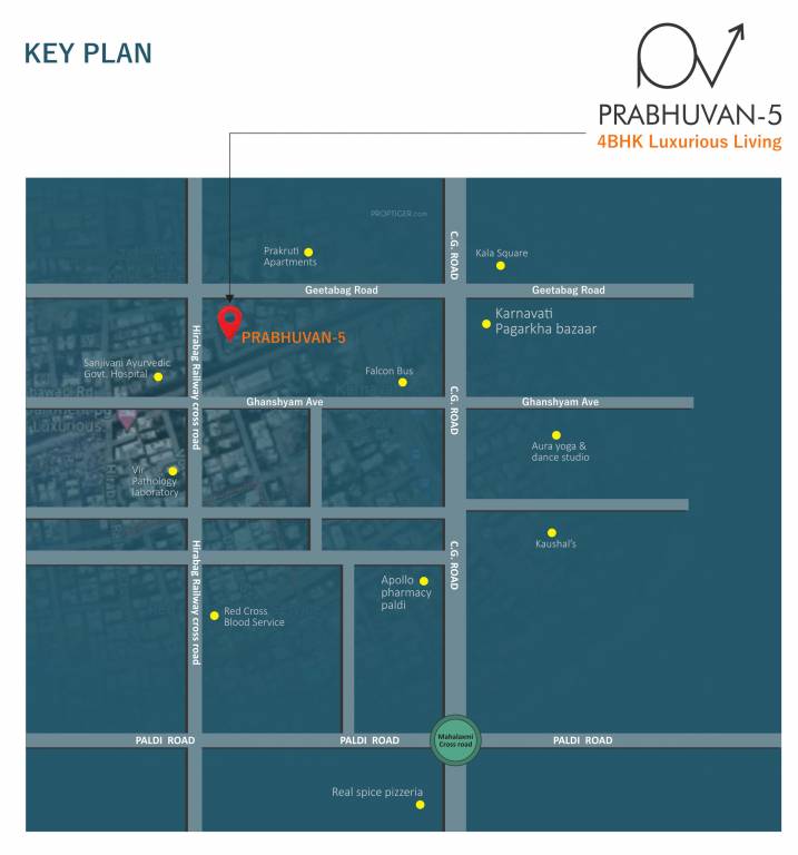  prabhuvan 5 Location Plan