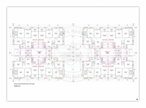  aqua-forte Block A And Block B Cluster Plan from 2nd to 9th Floor