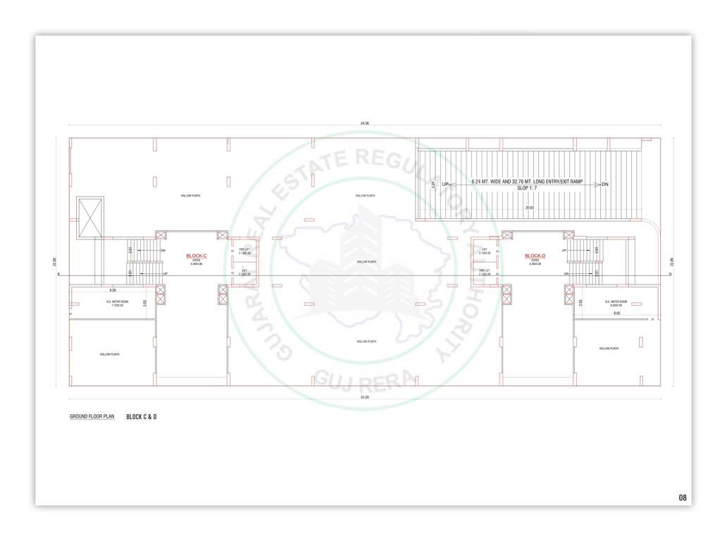  aqua forte Block C And Block D Cluster Plan for ground Floor