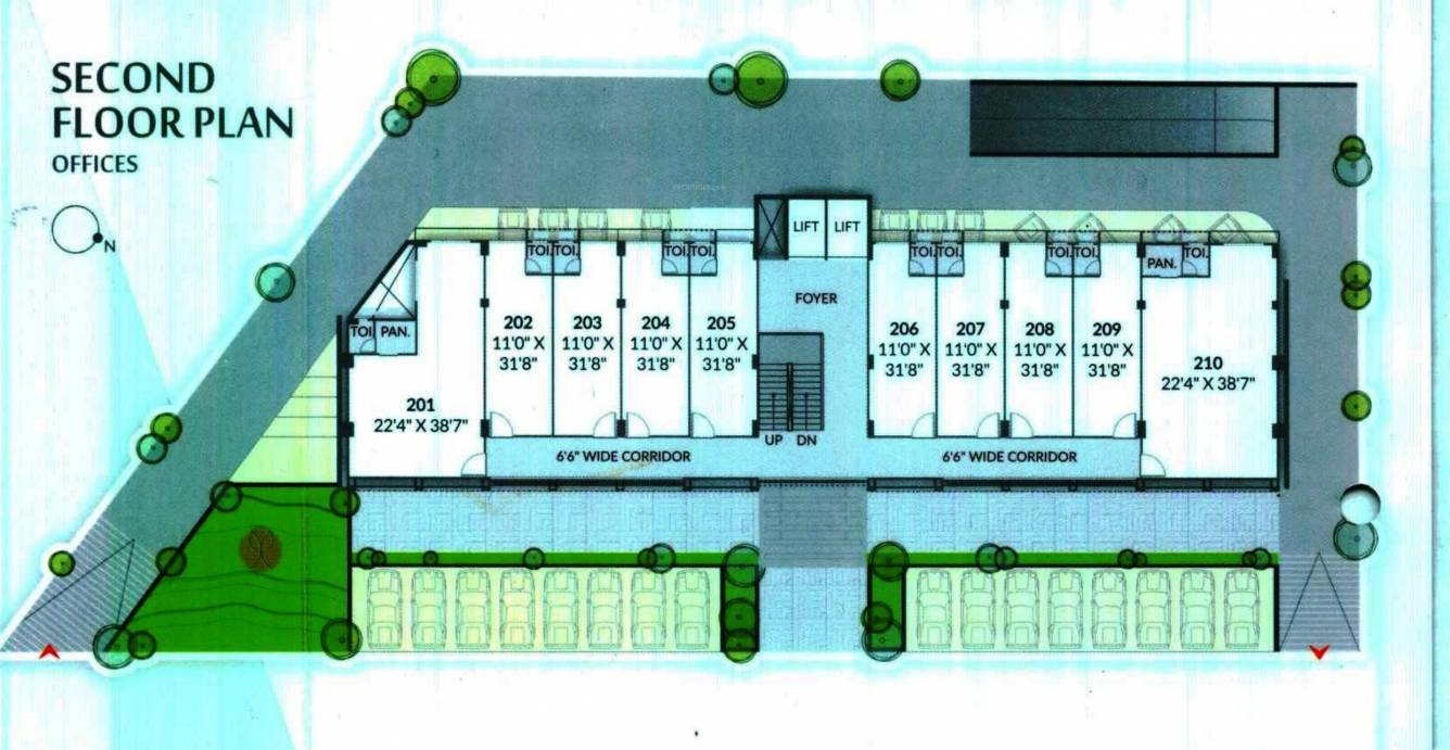  kamalnayan elevate Kamalnayan Elevate Cluster Plan for 2nd Floor