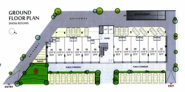  kamalnayan-elevate Kamalnayan Elevate Ground Floor Cluster Plan