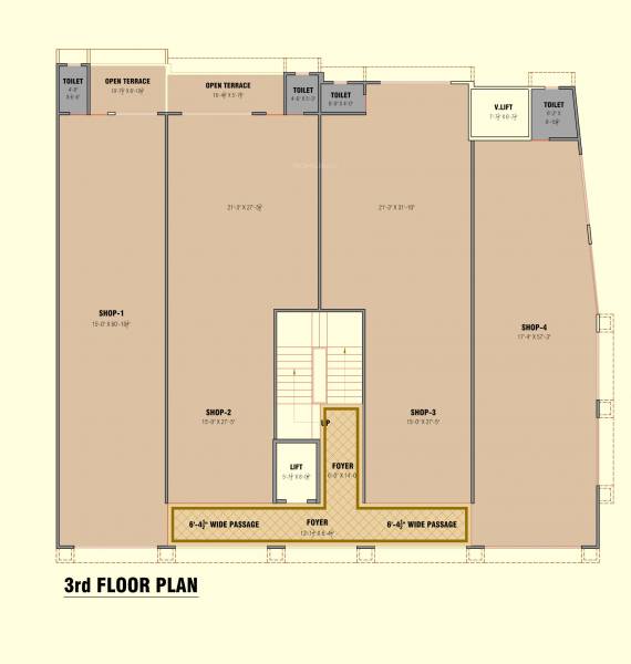  arcade Arcade Cluster Plan for 3rd Floor