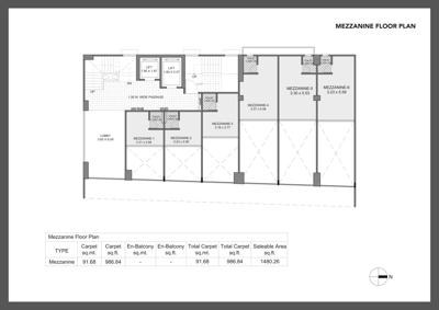 bzone-shivajinagar Bzone Shivajinagar Mezzanine Cluster Plan