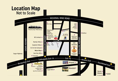  the-rising-maheshwaram-golden-city Location Plan