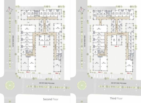  buiness-park Block A Cluster Plan from 2nd to 3rd Floor