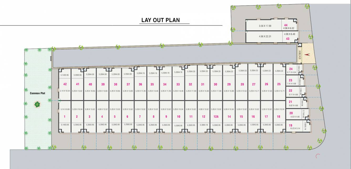  industrial park Layout Plan