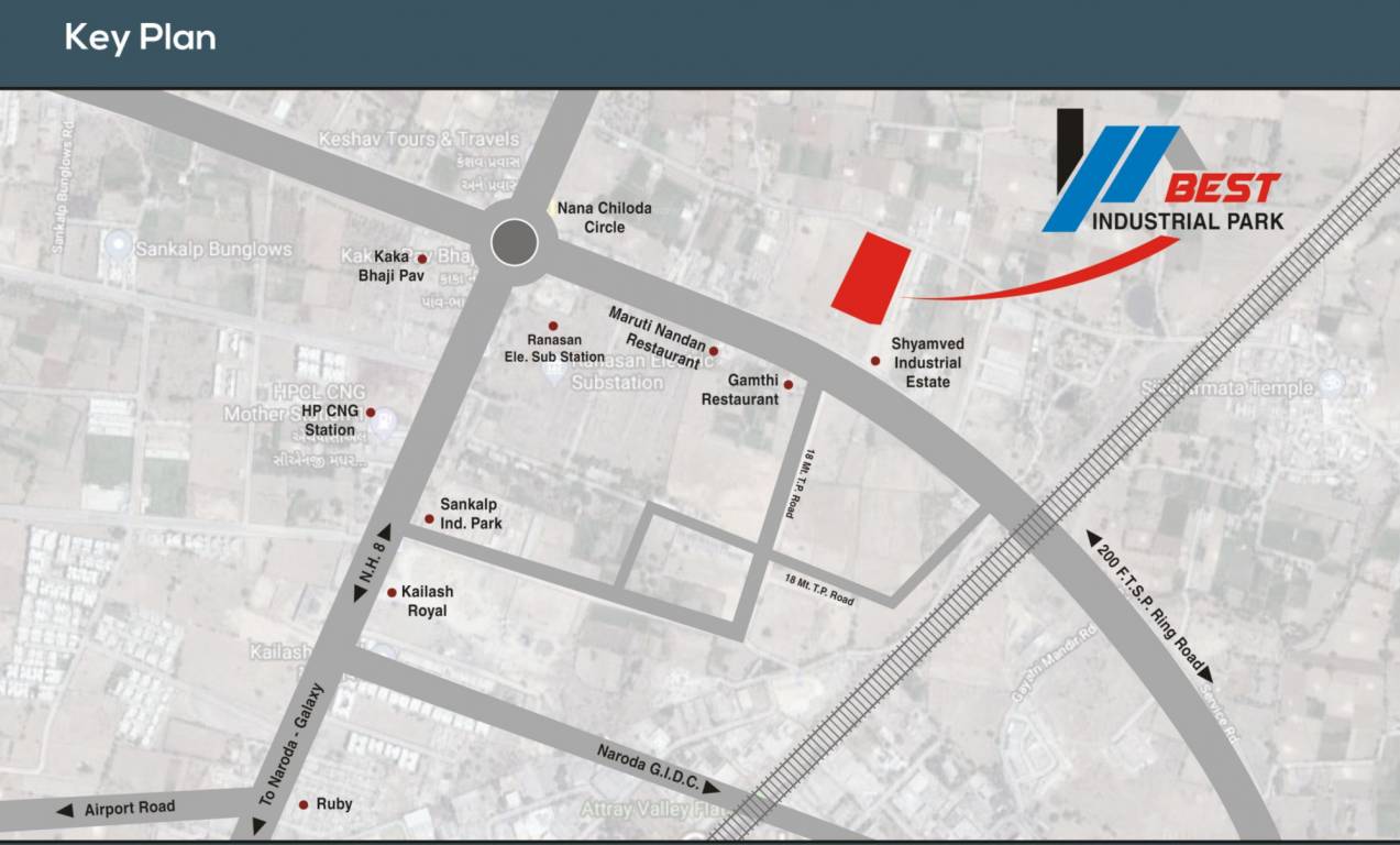  industrial park Location Plan