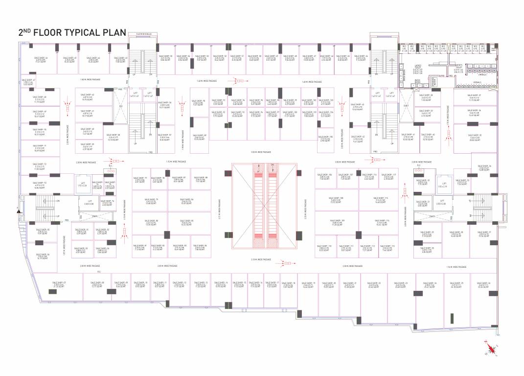  east point Second Floor Cluster Plan for 2nd Floor
