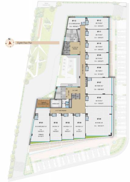 Insignia Cluster Plan for 8th Floor insignia Insignia Cluster Plan for 8th Floor