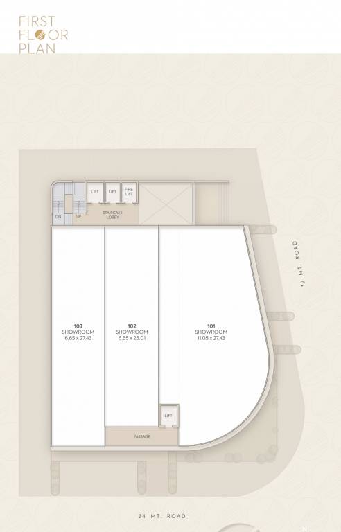  one One Cluster Plan for 1st Floor
