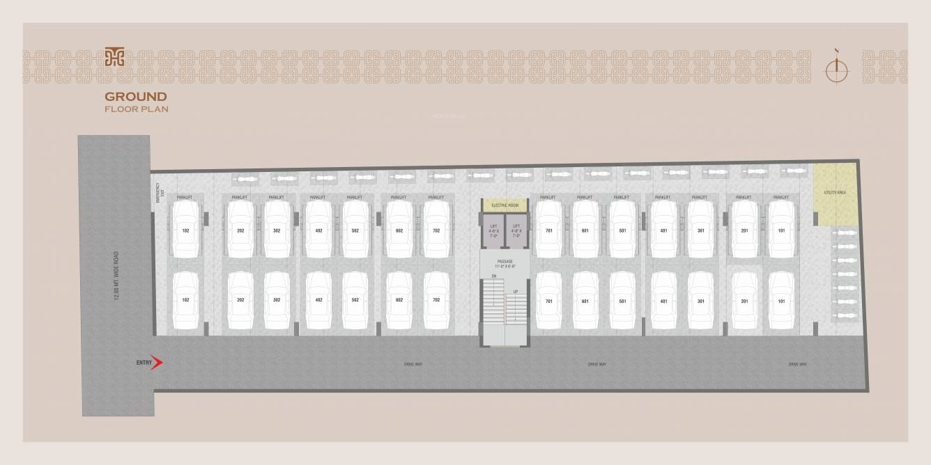tirth harmony Tirth Harmony Cluster Plan for ground Floor