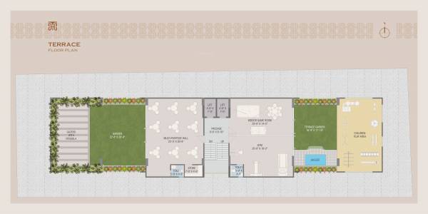  tirth-harmony Tirth Harmony Cluster Plan for Terrace Floor