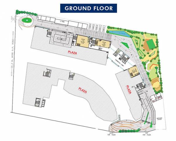  enthral-i A B Block Cluster Plan For Ground Floor