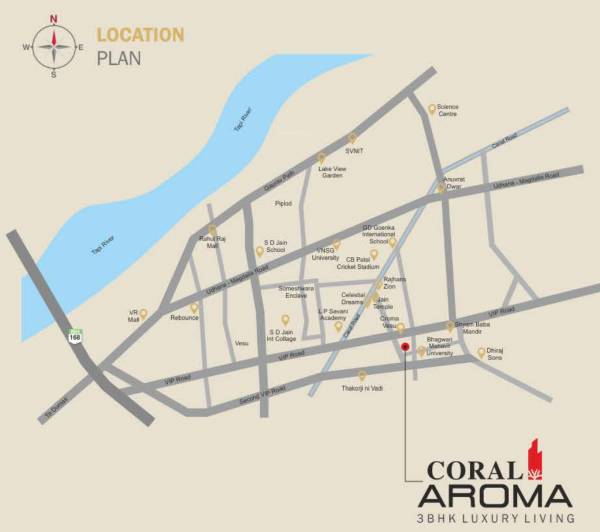  coral-aroma Location Plan