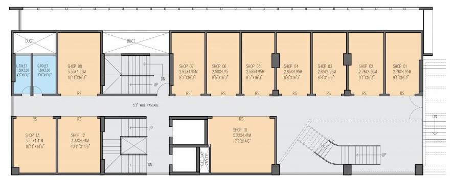  bhama center Bhama Center Cluster Plan For 1st Floor