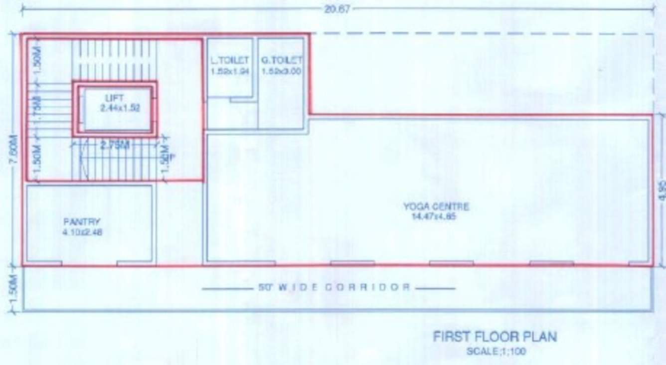  anvi business park Anvi Business Park Cluster Plan For 1st Floor