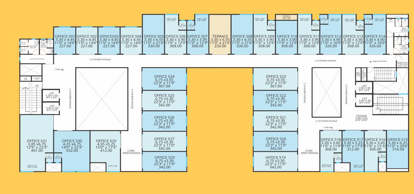  capital phase i A Cluster Plan For 5th Floor
