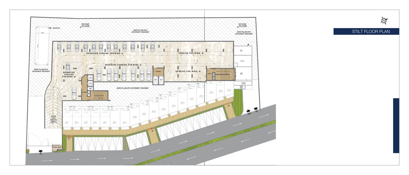  park plaza wing a Wing A And B Cluster Plan for ground Floor