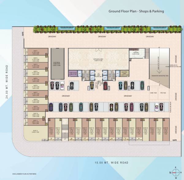  commerz Commerz Cluster Plan for ground Floor