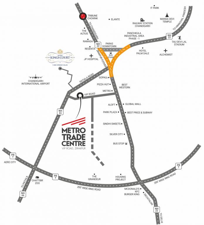  trade centre Location Plan