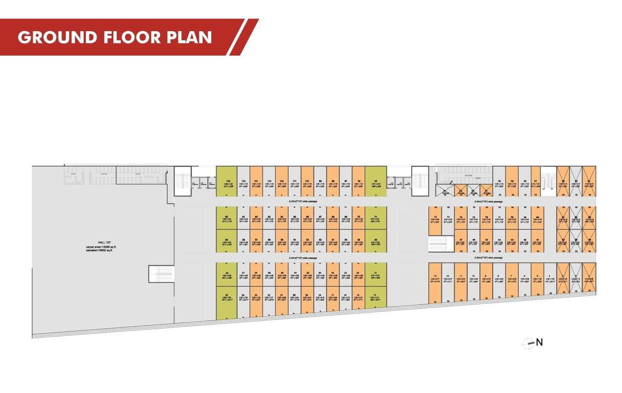  palladium plaza Kumar Palladium Plaza Commercial Cluster Plan for ground Floor
