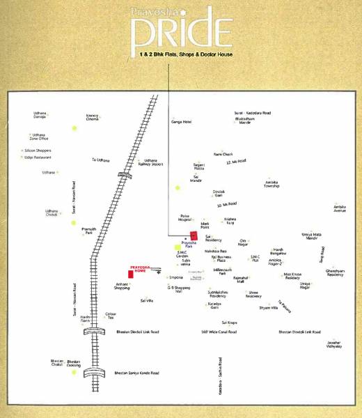 Location Plan savani-prayosha-pride Location Plan