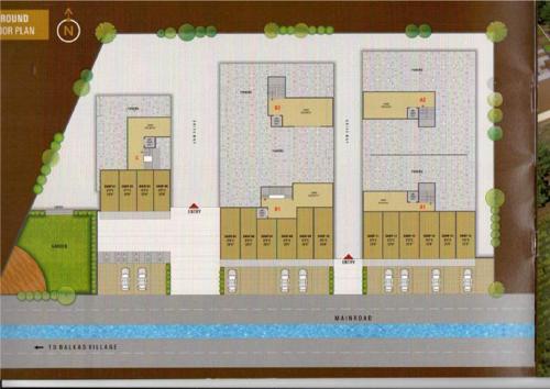  muralee-ghanshyam-avenue Block A To C Cluster Plan for ground Floor