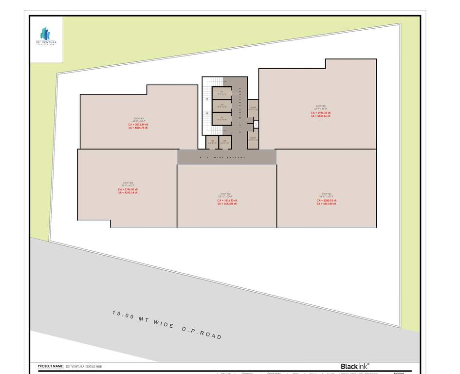  de ventura textile hub DE Ventura Textile Hub Cluster Plan from 3rd to 4th Floor