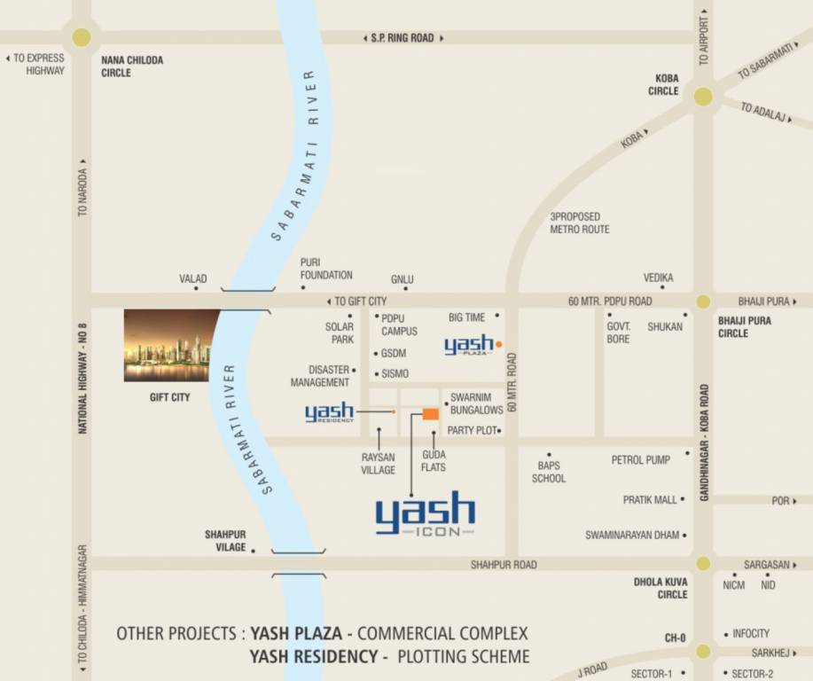  riddhi yash icon Location Plan