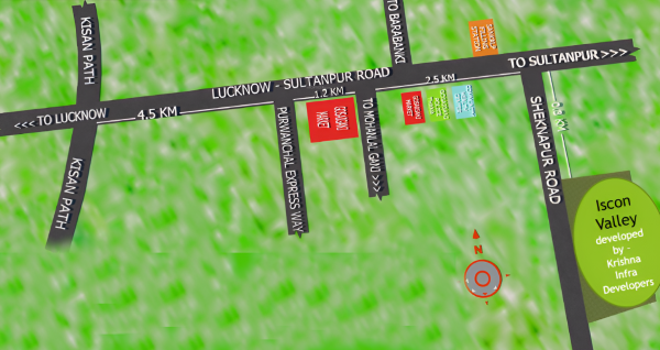  iscon-valley Location Plan