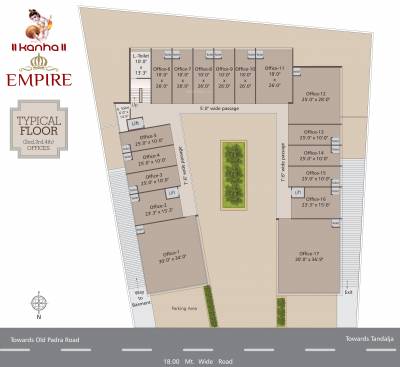  empire Empire Cluster Plan from 2nd to 4th Floor