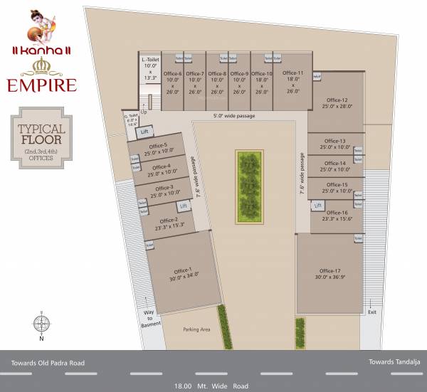 Empire Cluster Plan from 2nd to 4th Floor empire Empire Cluster Plan from 2nd to 4th Floor