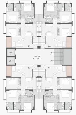  coin Coin Cluster Plan For Typical Floor Plan