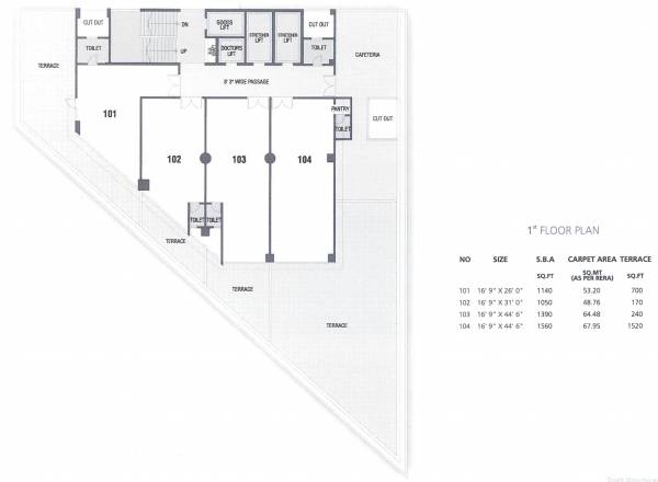  orbit-2 Pramukh Orbit 2 Cluster Plan For 1st Floor