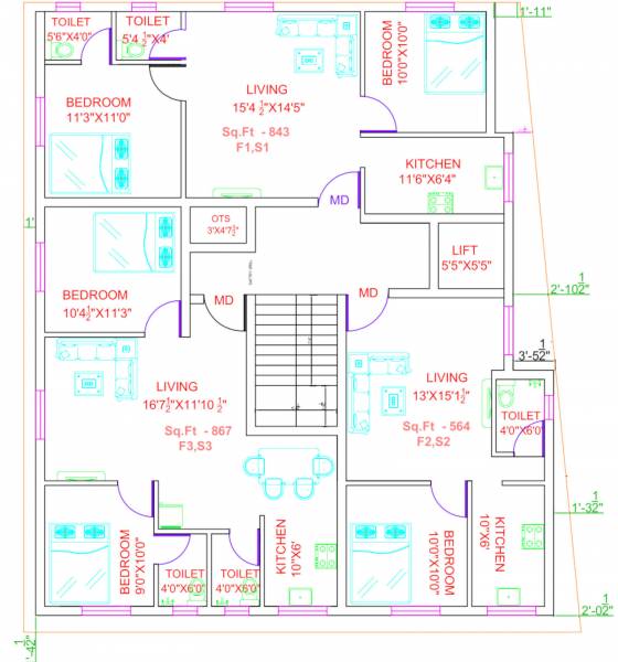  prime-home-phase-2 Prime Home Phase 2 Cluster Plan For Typical Floor Plan