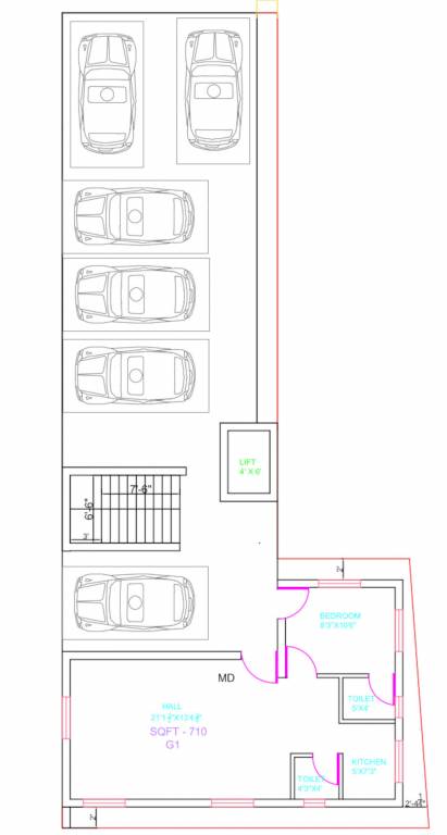  prime home phase 3 Prime Home Phase 3 Cluster Plan For Ground Floor