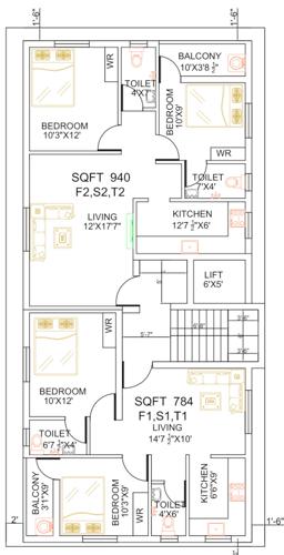  manishaa-family Manishaa Family Cluster Plan From 1st To 3rd Floor