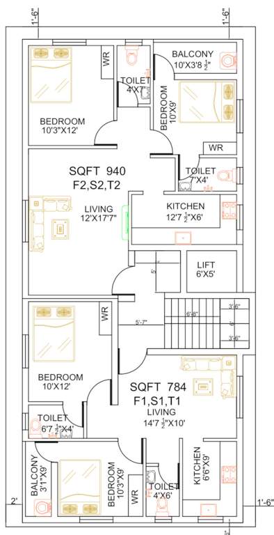  manishaa family Manishaa Family Cluster Plan From 1st To 3rd Floor