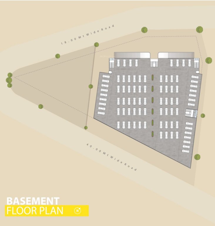 siddharth magnum plus 1 Basement Cluster Plan