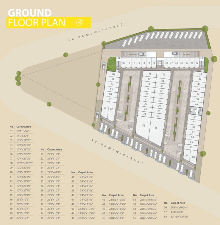 siddharth magnum plus 1 Cluster Plan For Ground Floor