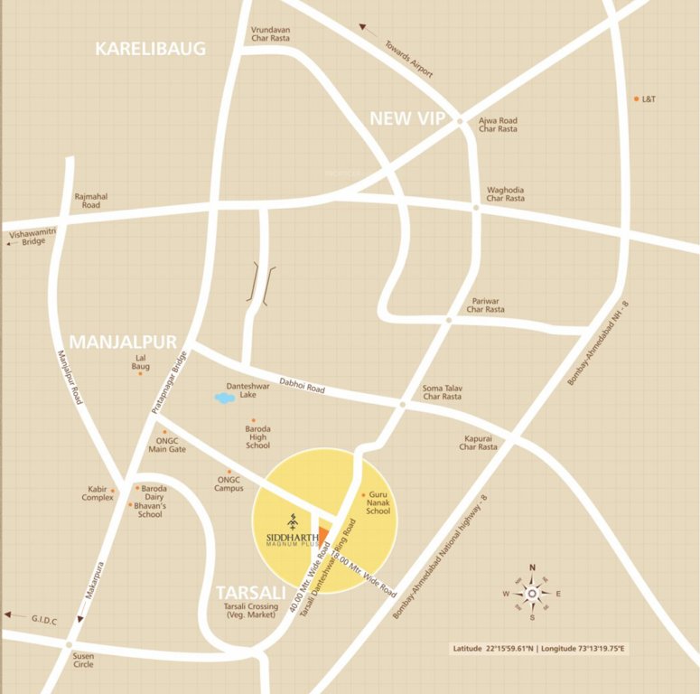 siddharth magnum plus Location Plan