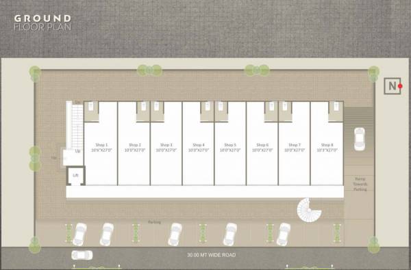  elite-square 1 Cluster Plan For Ground Floor