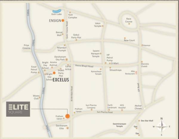  elite-square Location Plan