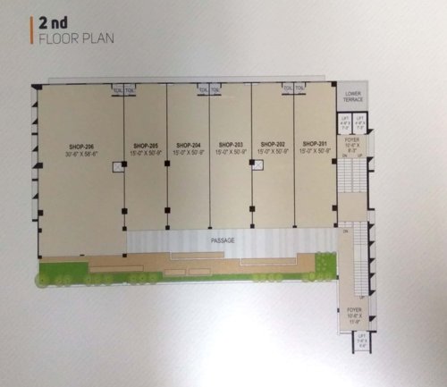  hir-asha-square Hir Asha Square Cluster Plan for 2nd Floor