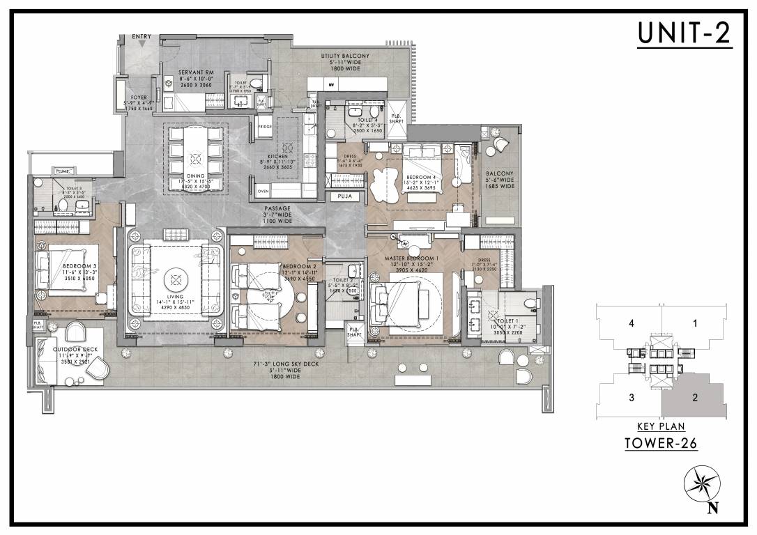 the amaario Tower 1 Cluster Plan