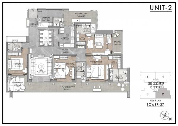 Tower 2 Cluster Plan the-amaario Tower 2 Cluster Plan