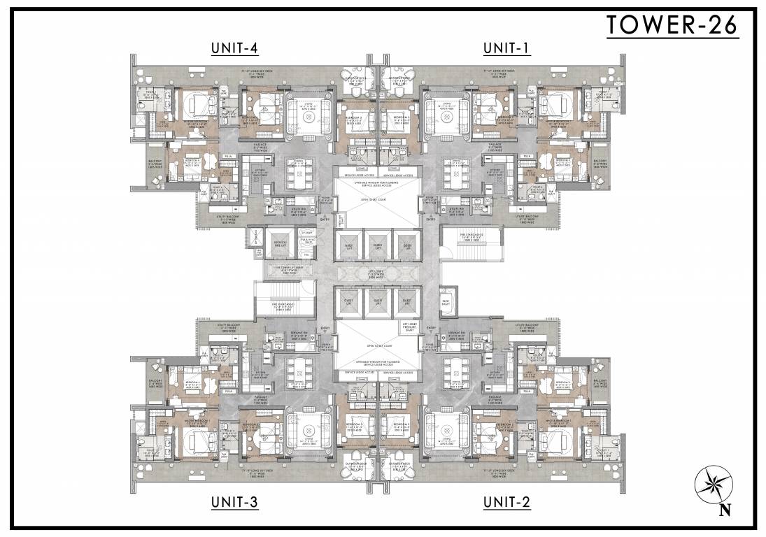  the amaario Tower 3 Cluster Plan