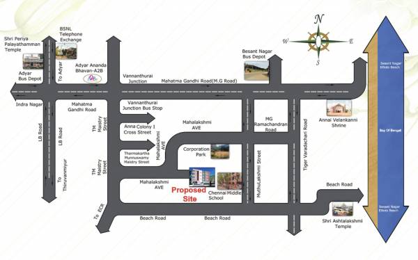  sudharsana-homes Location Plan