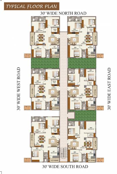  elite Elite Cluster Plan from 1st to 5th Floor