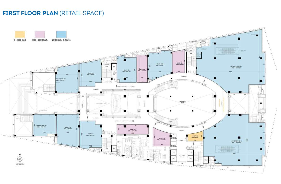  the arcade at brigade orchards The Arcade At Brigade Orchards Cluster Plan for 1st Floor
